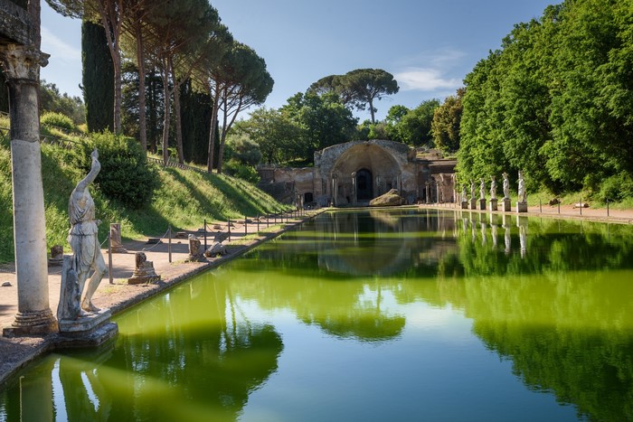 Villa Adriana Tivoli Italy Sculptures Park