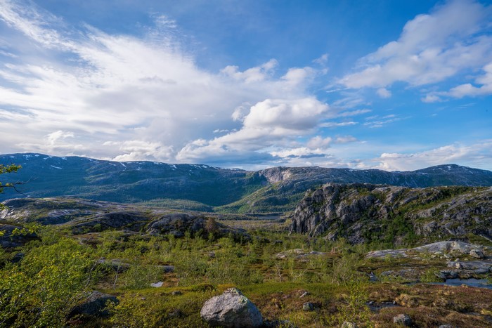 Rago National Park, Norway Mountains Landscape
