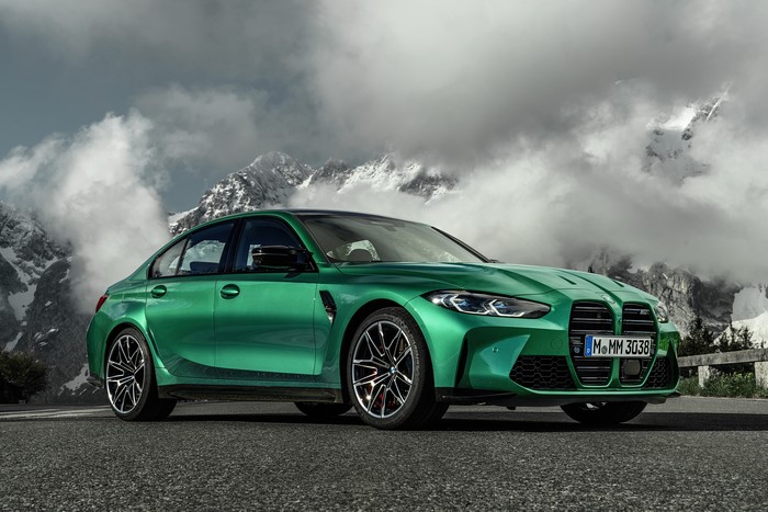 4K BMW M3 Competition (G80) Green Metallic