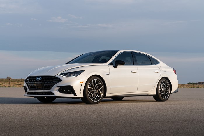 White Hyundai Sonata N Line (DN8) 2020