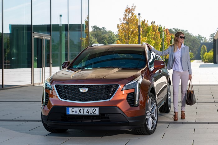 2020 Cadillac XT4 Crossover with Woman