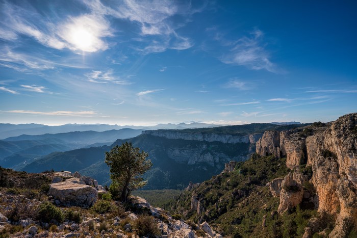 Mountains and Sky in Catalonia, Spain