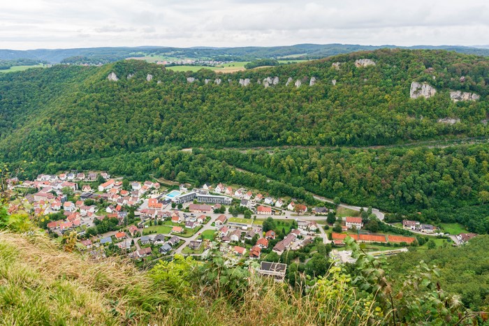 View of Honau, Germany from above