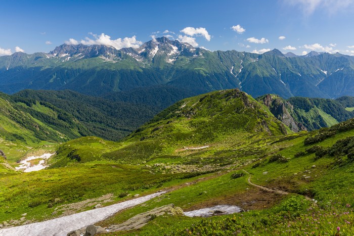 Mount Chugush, Russia, Mountains