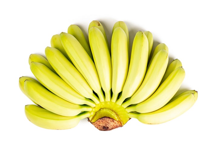 Bananas on a White Background