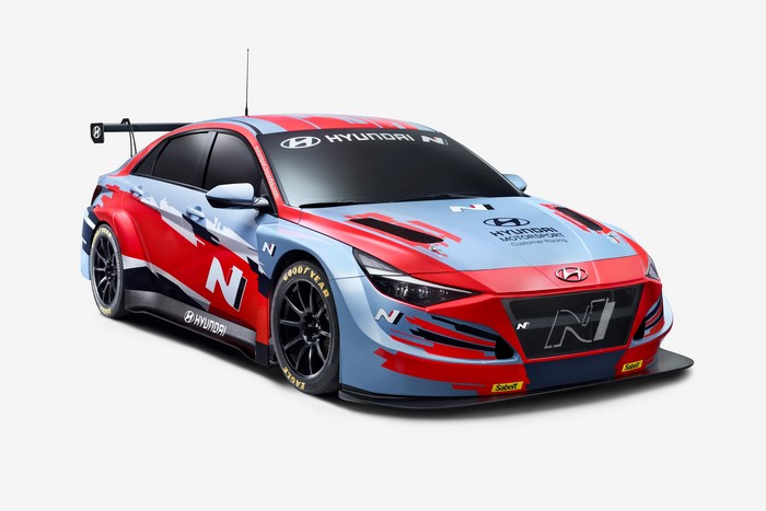 Hyundai Elantra N TCR race car