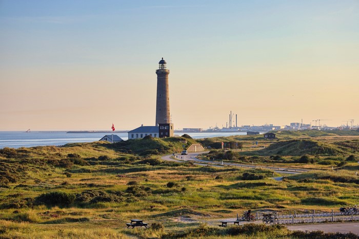 Lighthouse at Cape Grenen, Skagen, Denmark