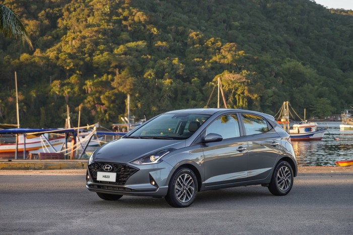 Hyundai HB20 Diamond Plus 2020 Grey Metallic