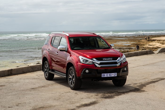2020 Isuzu MU-X SUV in Red Metallic
