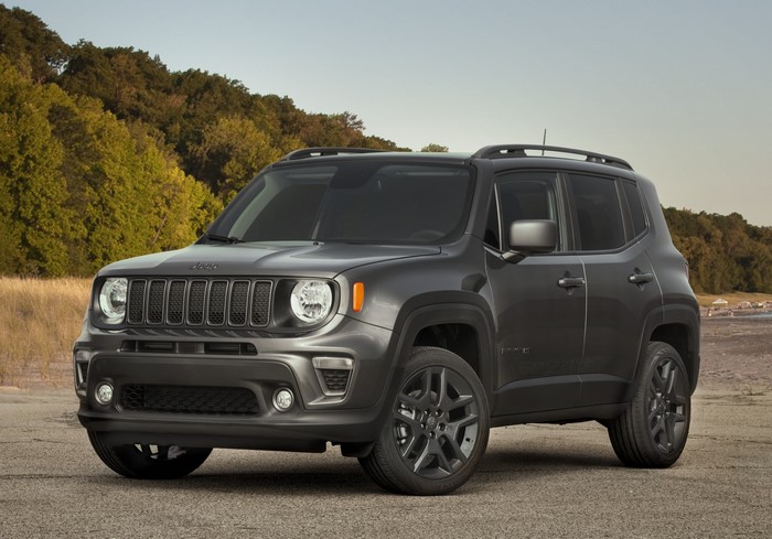 Grey Jeep Renegade 80th Anniversary SUV
