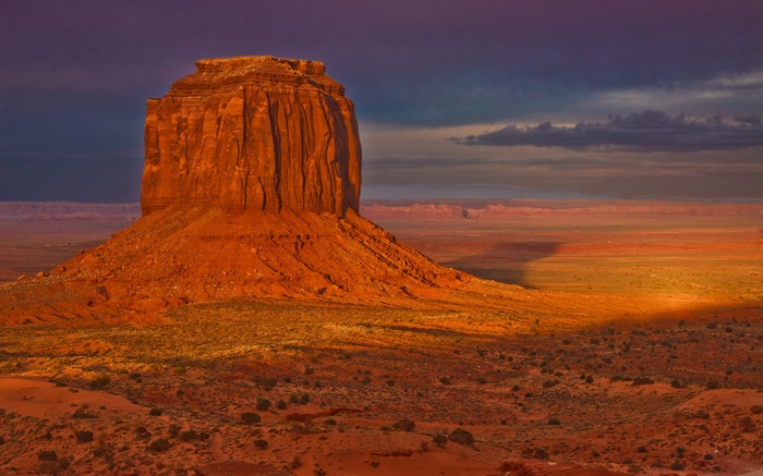 Monument Valley at sunset