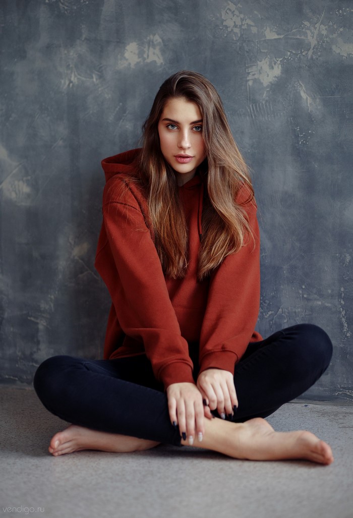Anna, Evgeniy Bulatov, Sitting, Model, Brown haired