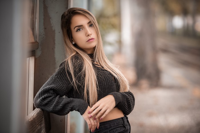 Federica in a Sweater