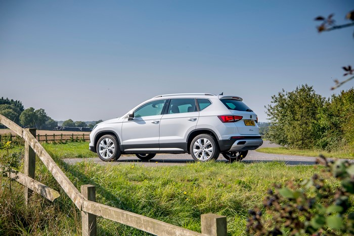 White Seat Ateca Xperience Crossover in UK