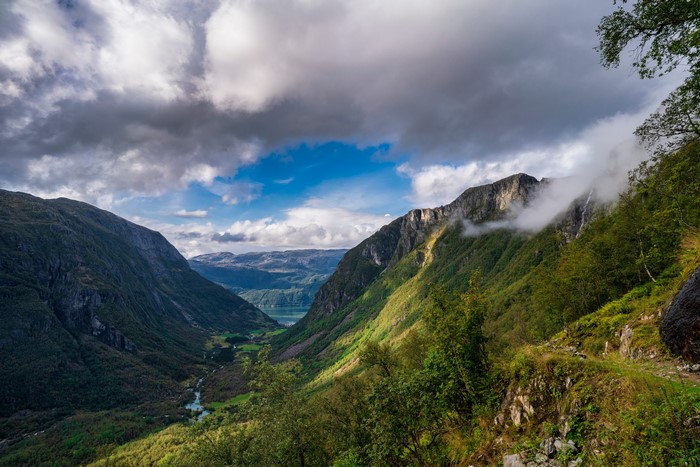 Valley in Folgefonna National Park, Norway
