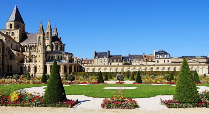 Abbaye aux Hommes Caen Monastery Garden in France