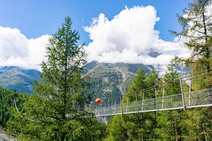 Charles Kuonen Suspension Bridge, Switzerland