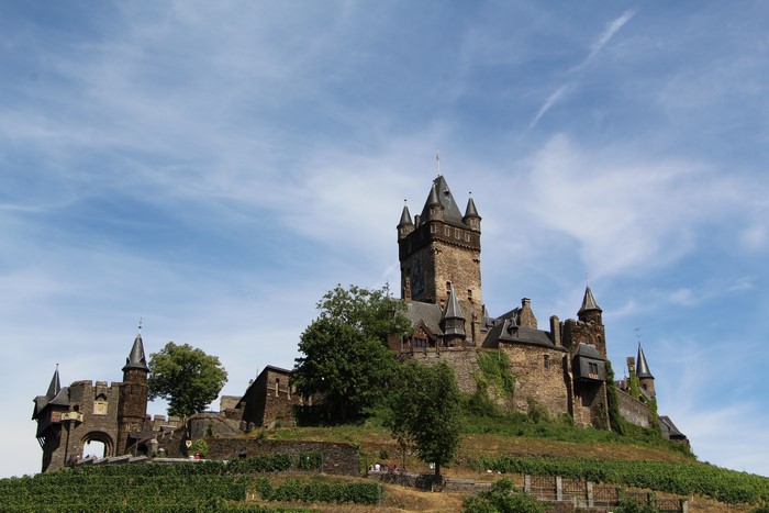 Reichsburg Cochem Castle in Rhineland-Palatinate, Germany