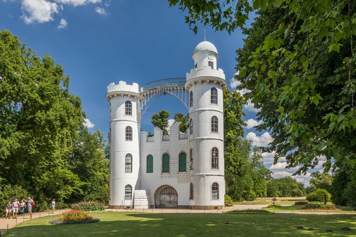 Neoclassical Castle on Pfaueninsel in Berlin, Germany