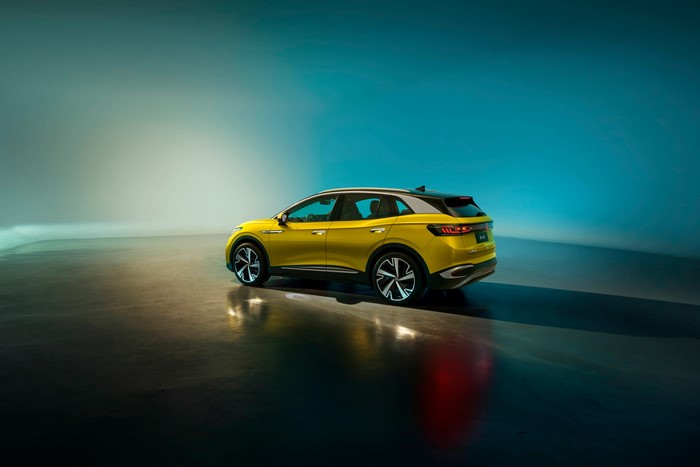 Yellow Volkswagen ID.4 X 1st Crossover