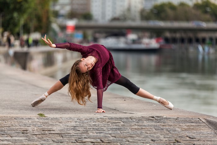 Anastasia Dancing Ballet by Waterfront