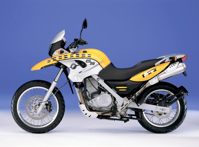 BMW F 650 GS motorcycle side view