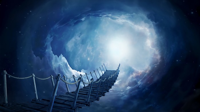 4K Sky Stairs Clouds