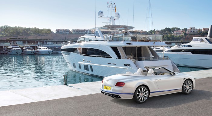 Bentley Continental GT Convertible Galene Edition Yacht Marina