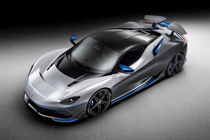 4K Pininfarina Battista Anniversario from above
