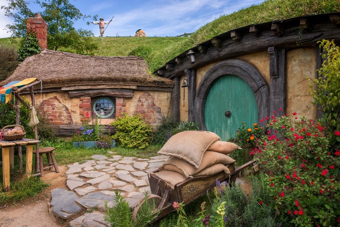 Hobbiton Houses in New Zealand