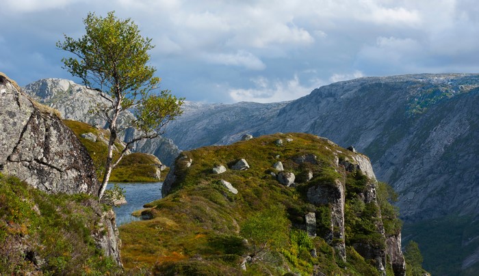 4K Rogaland Norway Mountains Stones Crag