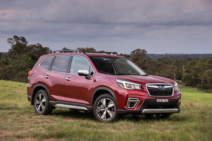 2020 Subaru Forester Hybrid S Wine Color
