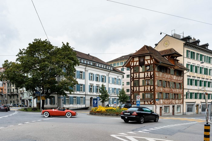 Lucerne Switzerland Houses Street