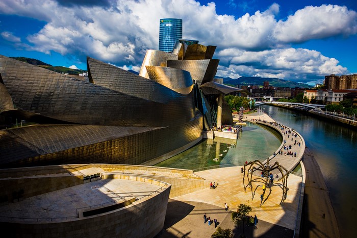 4K, Bilbao, Spain, Houses, Clouds, HD Wallpaper | Rare Gallery