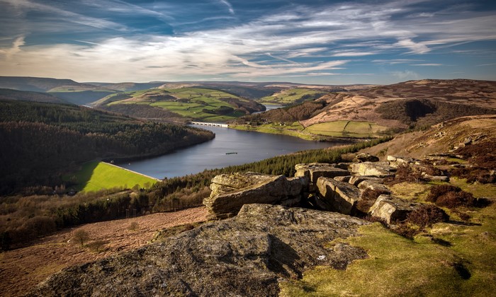 Bamford Edge Reservoir, Derbyshire, England