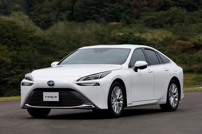 White 2020 Toyota Mirai G Executive Package JP-spec