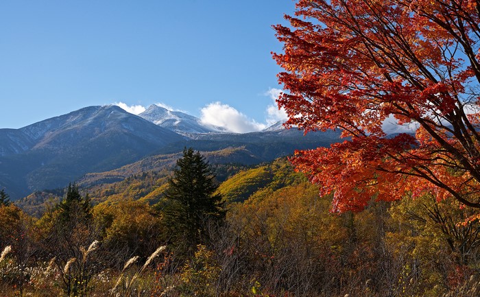 Mount Norikura in Autumn, Japan