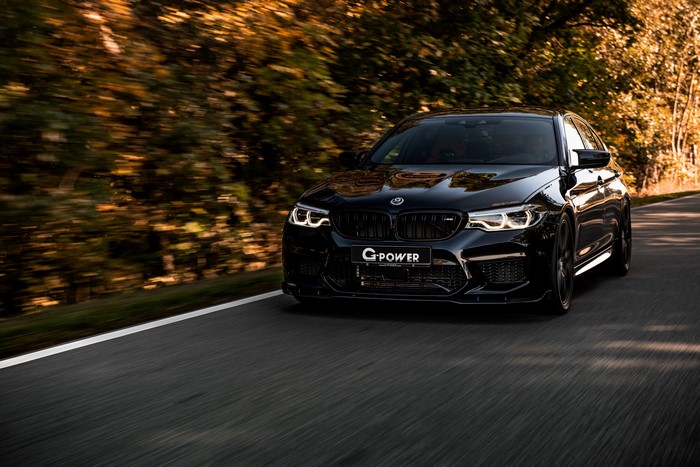 Black BMW M5 F90 G5M Bi-Turbo by G-Power