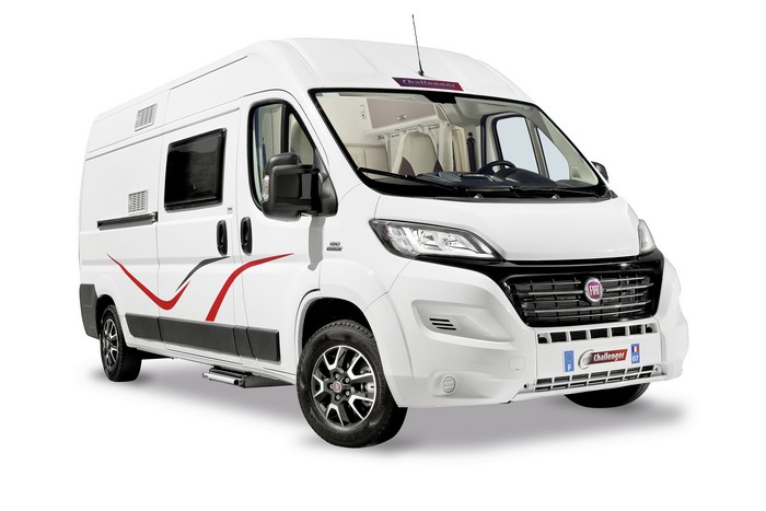 White Fiat Challenger Vany V114 Camper Van