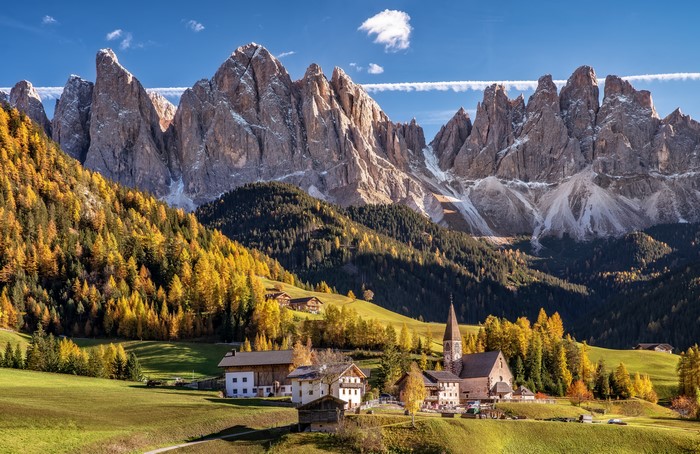Autumn in the Dolomites, Italy