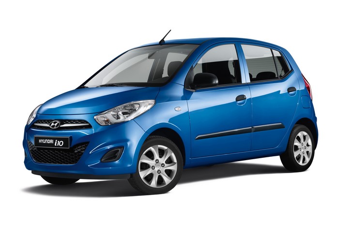 Blue Hyundai i10 FIFA WM 2011
