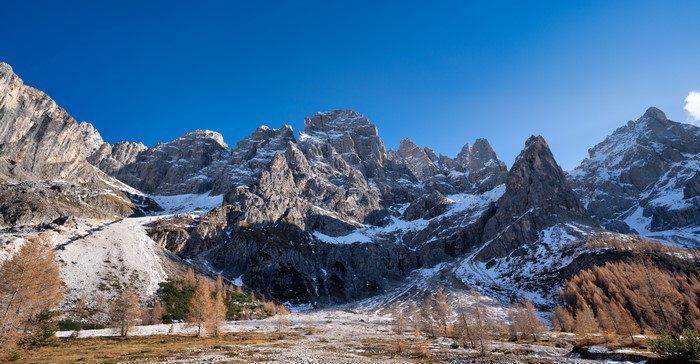 Dolomites Mountains Panorama in Italy