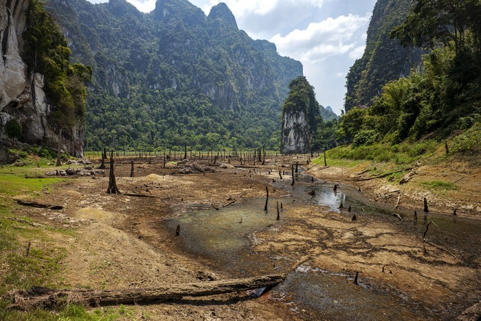 4K Cheow Lan Lake Khao Sok National Park Thailand