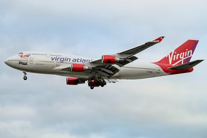 Boeing 747-400 Virgin Atlantic Airways airplane