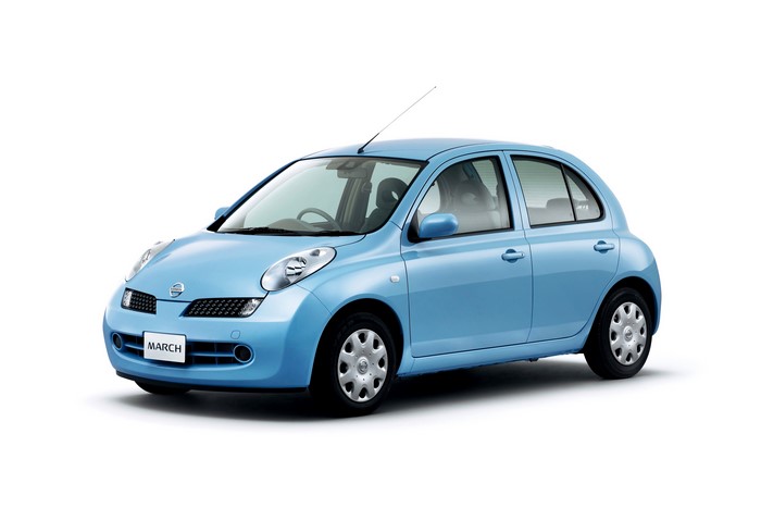 Light Blue Nissan March
