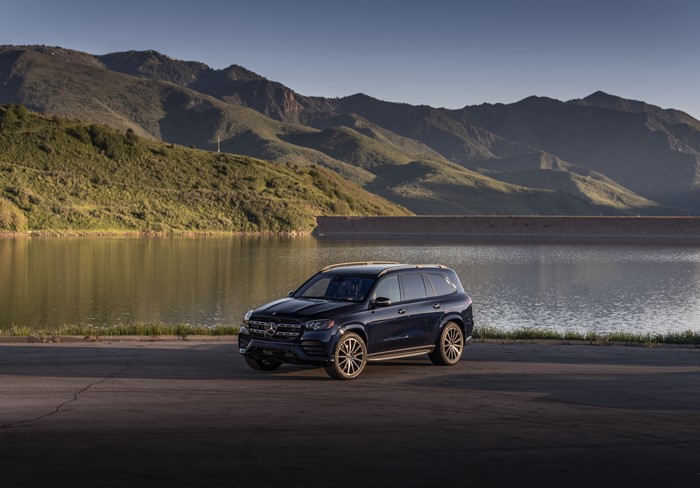 Blue 2020 Mercedes-Benz GLS 580 4MATIC AMG Line SUV