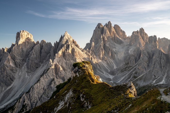 Jagged Peaks of the Dolomites in Italy