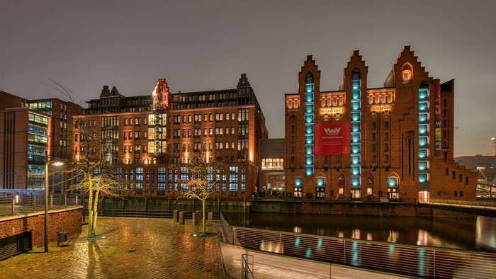 Maritimes Museum Hamburg at Night