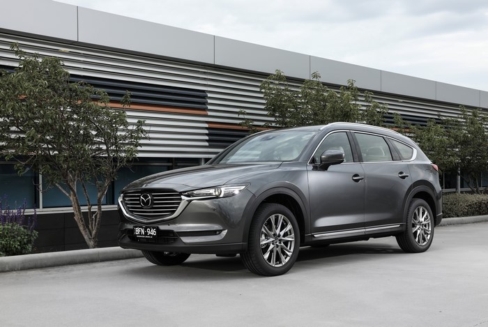 Mazda CX-8 Crossover in Grey