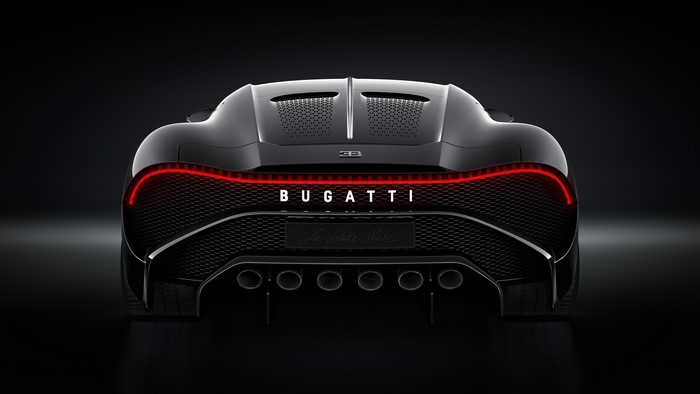 Bugatti La Voiture Noire back view